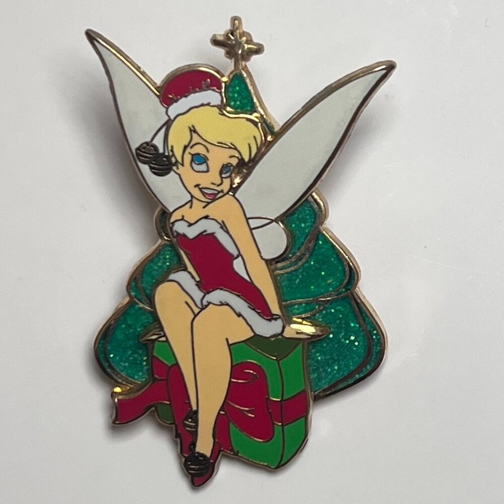 disney santa tinker bell pin • christmas • 2004